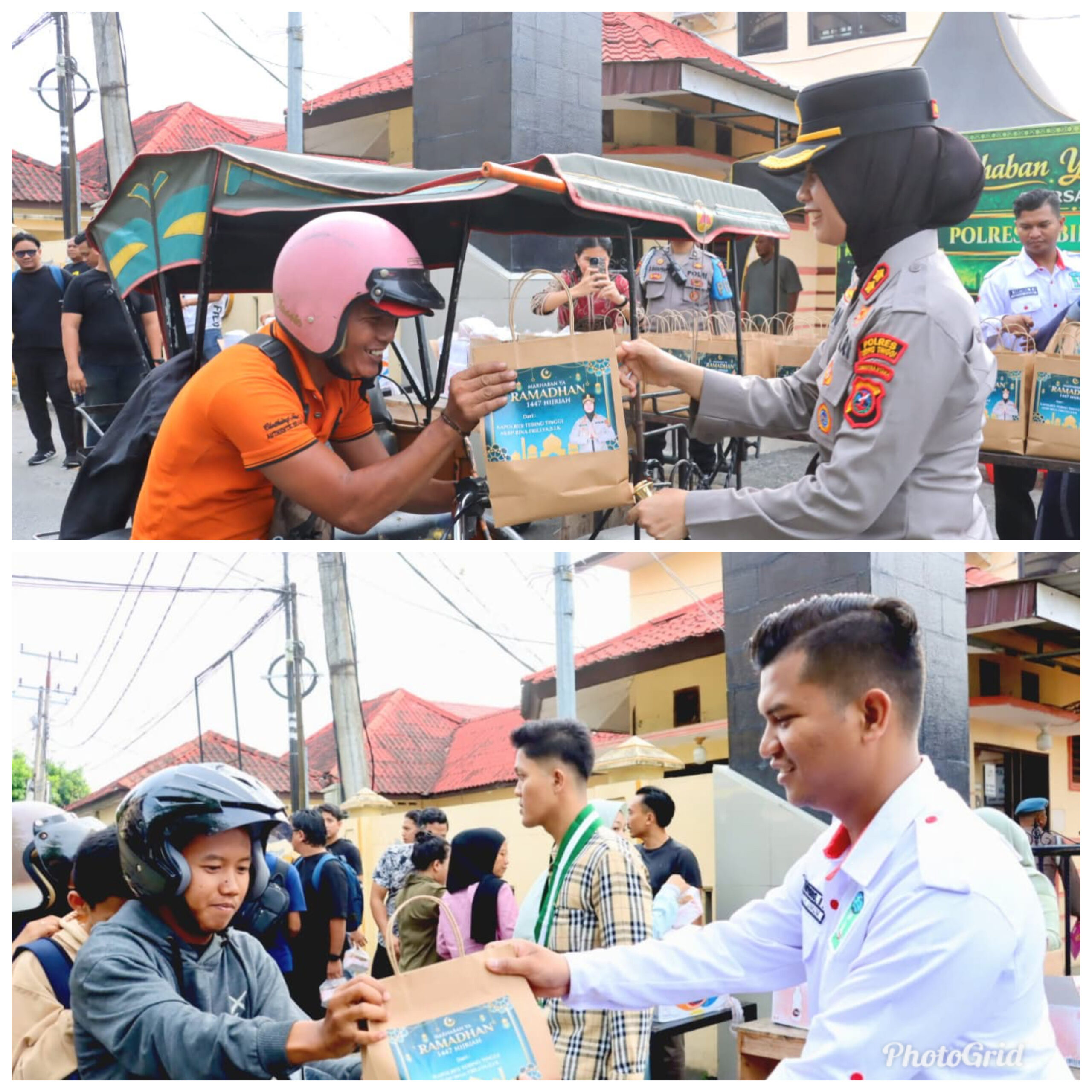 Polres Tebing Tinggi Bersama KAMMI Tebing Tinggi – Sergai Bagi Takjil Di Ramdhan Ke 17